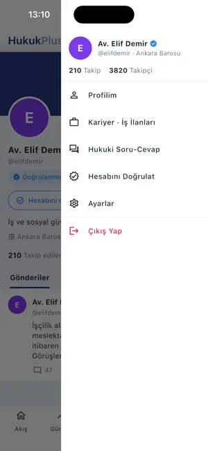 Uygulama ekranı