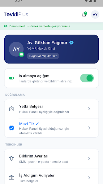 Uygulama ekranı